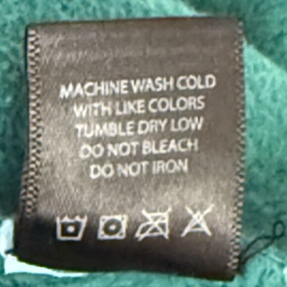 Civil Regime Redeemed Sweatpants Mens M Teal Green Cotton Embroidered Joggers - Picture 13 of 14